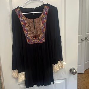 Boho print tunic